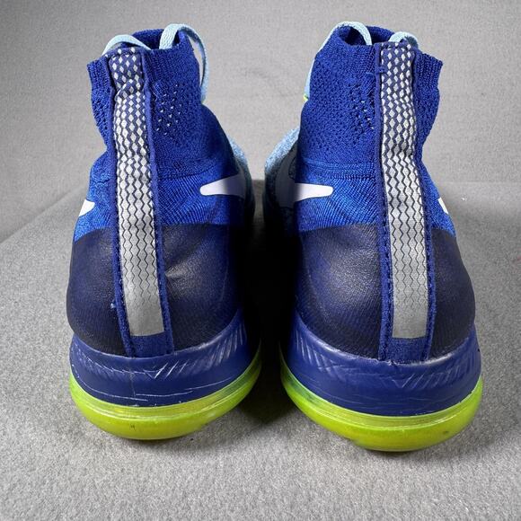 Nike Zoom All Out Flyknit Shoes Womens Size 8 Blue Volt Running Mid 845361-400 - Picture 5 of 13